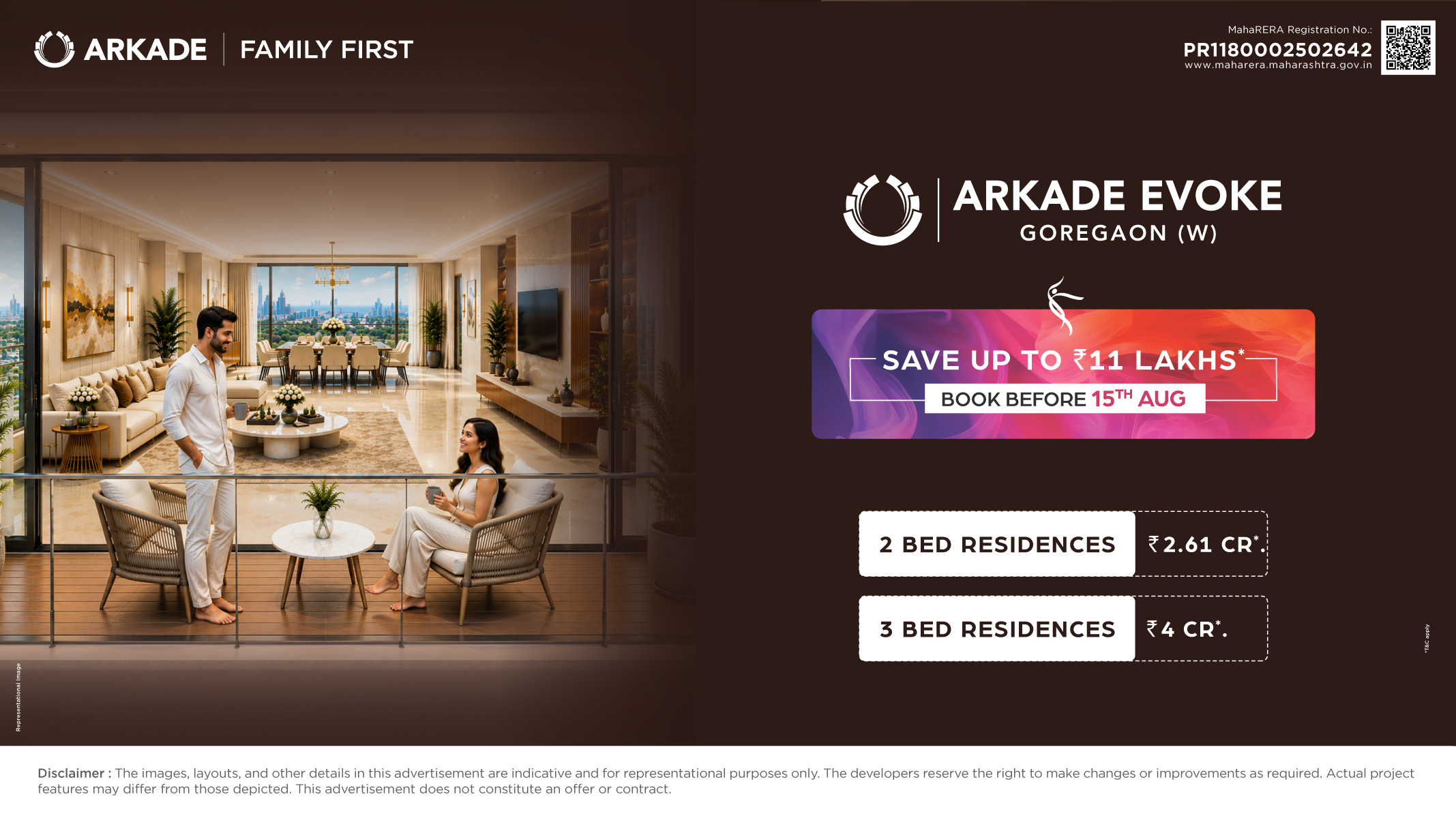 Arkade Evoke premium residences