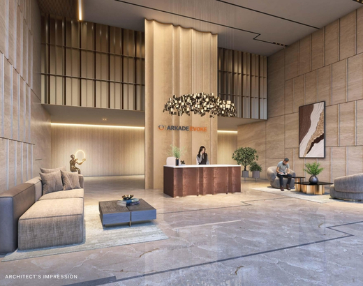 Double Height Lobby at Arkade Evoke