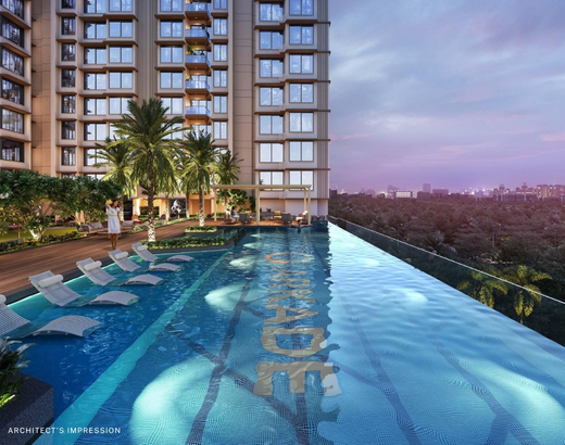 Crystal Blue Lap Pool at Arkade Evoke